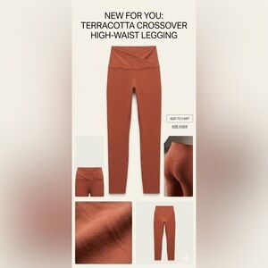 lululemon athletica Rust Leggings